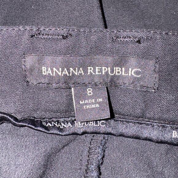 Banana Republic Women’s Slim-Fit Black Pants Size 8 Stretch - Picture 5 of 7